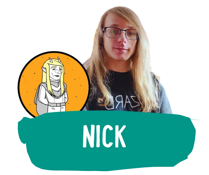 Nick - Game Dev Club Mentor - for code club